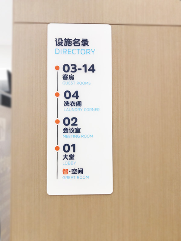 智選假日酒店索引牌